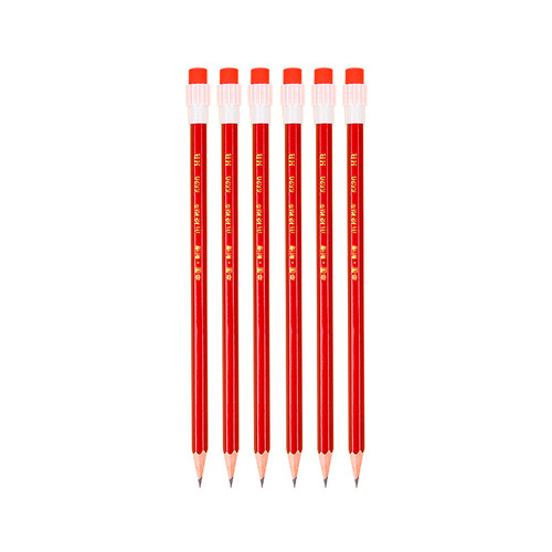 Small pine student pencil wooden with eraser writing mahogany HB pencil children's stationery writing pen wholesale