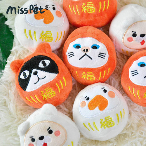 MISSPET Happy Buddha Catnip Cat Tossing Toy Pet
