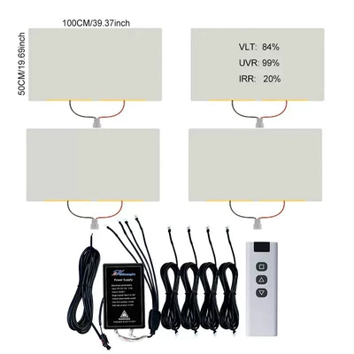 Foreign Trade Cross-Border Automotive Smart Atomization Automotive Film - car-window-100cm50cm-white-set-of-4
