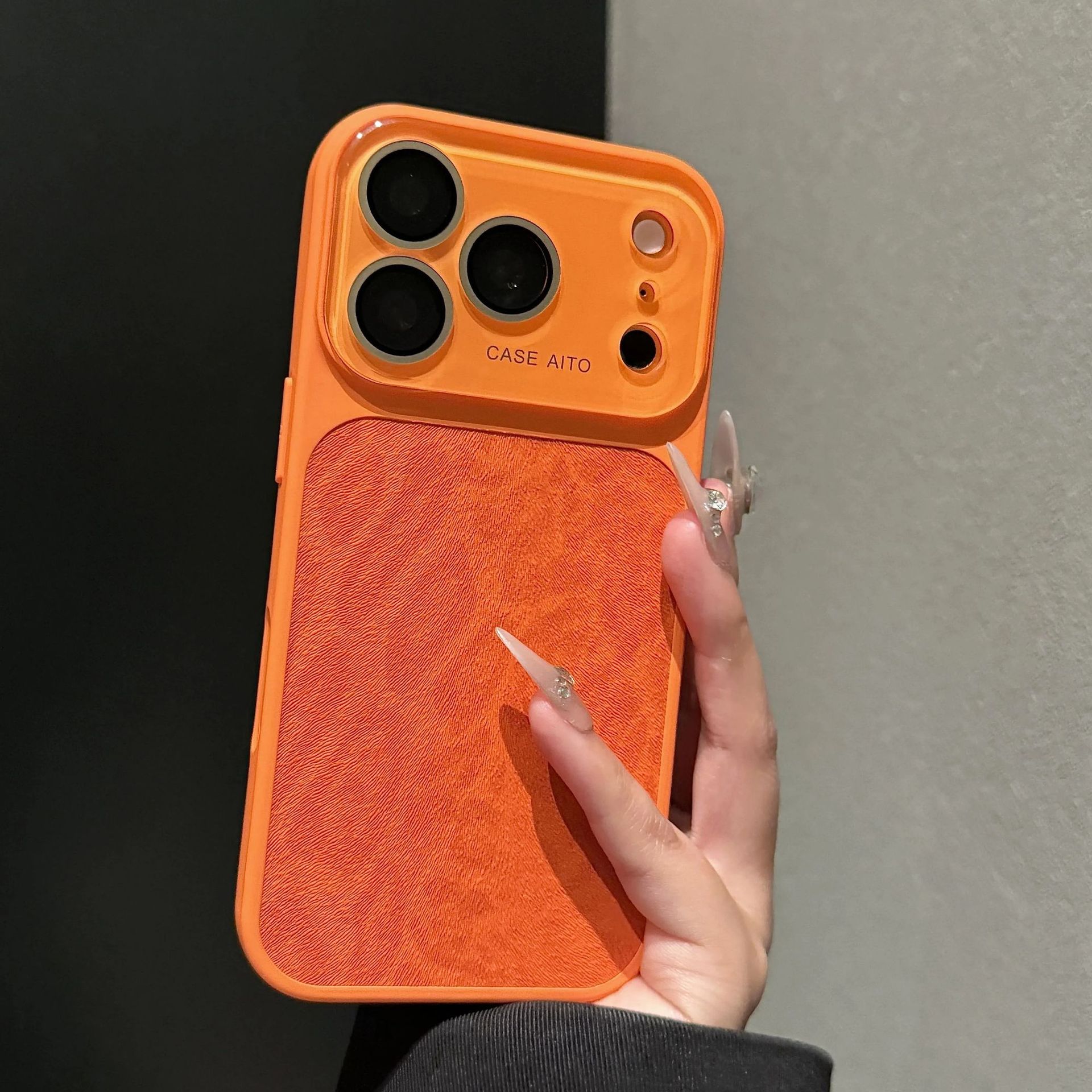 High-End Leopard Print Large Window Design Suitable for Apple 17 Pro Max Phone Case, Ins-Style Leather, iPhone 15/16 Shockproof