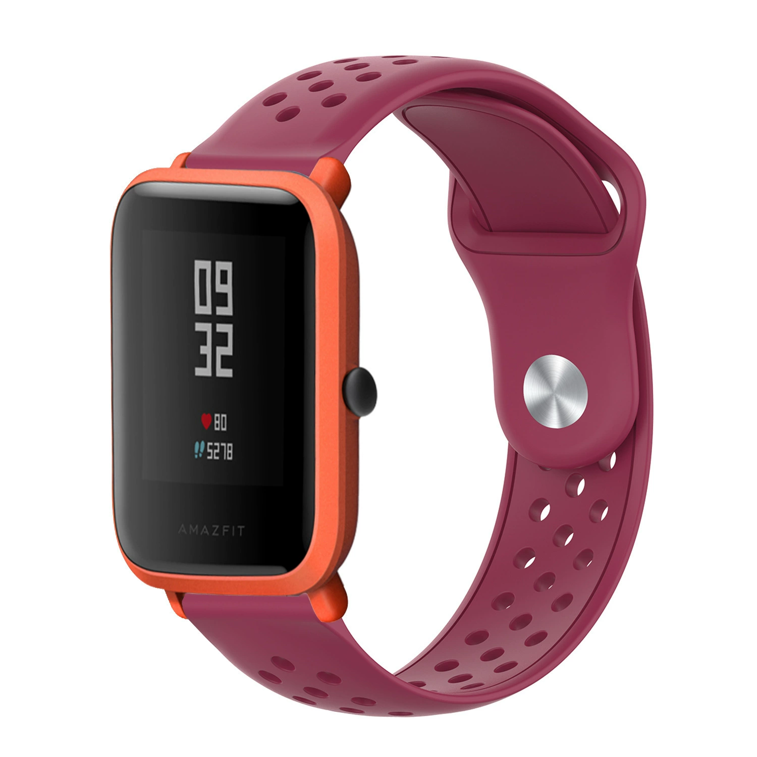 Подходит для Huamei Amazfit Mi Youth BIP A1608 спортивный ремешок 20мм дышащий силиконовый ремешок ремешок