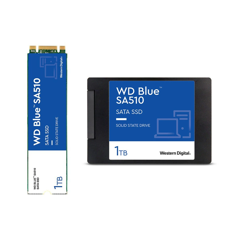 WD/Western Digital SA510 Blue 500G 1T 2T 4T 2.5-дюймовый SATA3 SSD твердотельный диск