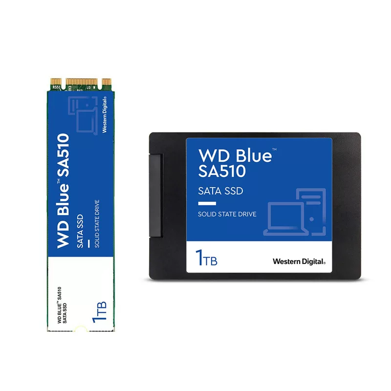 WD/Western Digital SA510 Blue 500G 1T 2T 4T 2.5-дюймовый SATA3 SSD твердотельный диск