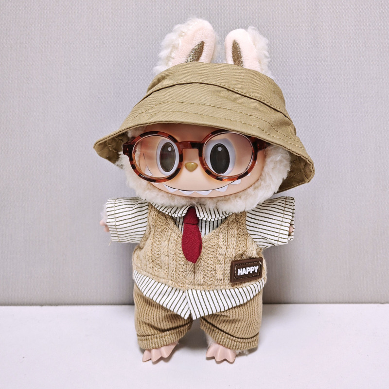 ラブブベビー服 1/2/3 世代 15cm17cm ラブブ服 ヘッドフォン カメラセット labubuv3 ベビー|undefined