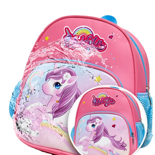 New Cute Cartoon Kindergarten Backpack Orthopedic Weight Reduction Kids Backpack Dual Shoulder Bag for Boys and Girls Elementary School Students Back Pack