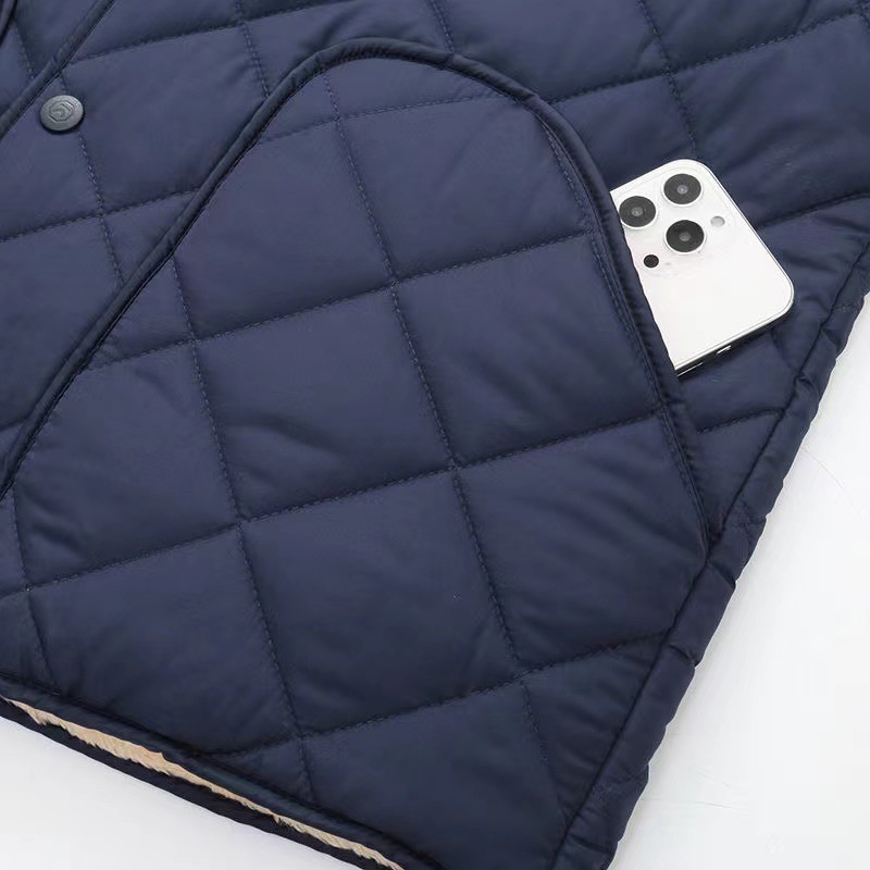 Cálido Chaleco de los hombres de mediana edad y ancianos lana de cordero engrosada chaleco papá desgaste todo el forro de chaleco de algodón dentro y fuera