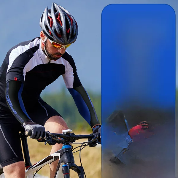 Wholesale Riding Sports Sleeve Breathable Thin Men's and Women's Outdoor Mountaineering Fishing Basketball Sunscreen Ice Silk Arm Guard