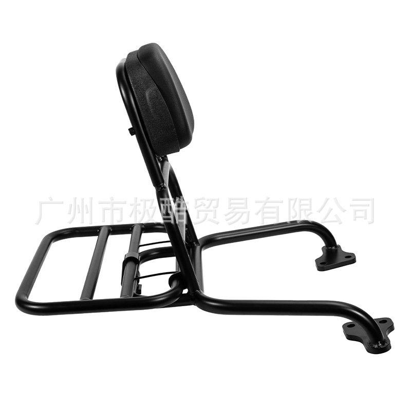 Suitable for Ae4 Electric Motorcycle Special Rear Backrest Cushion and Rack Modification Accessories, Non-Destructive Installation