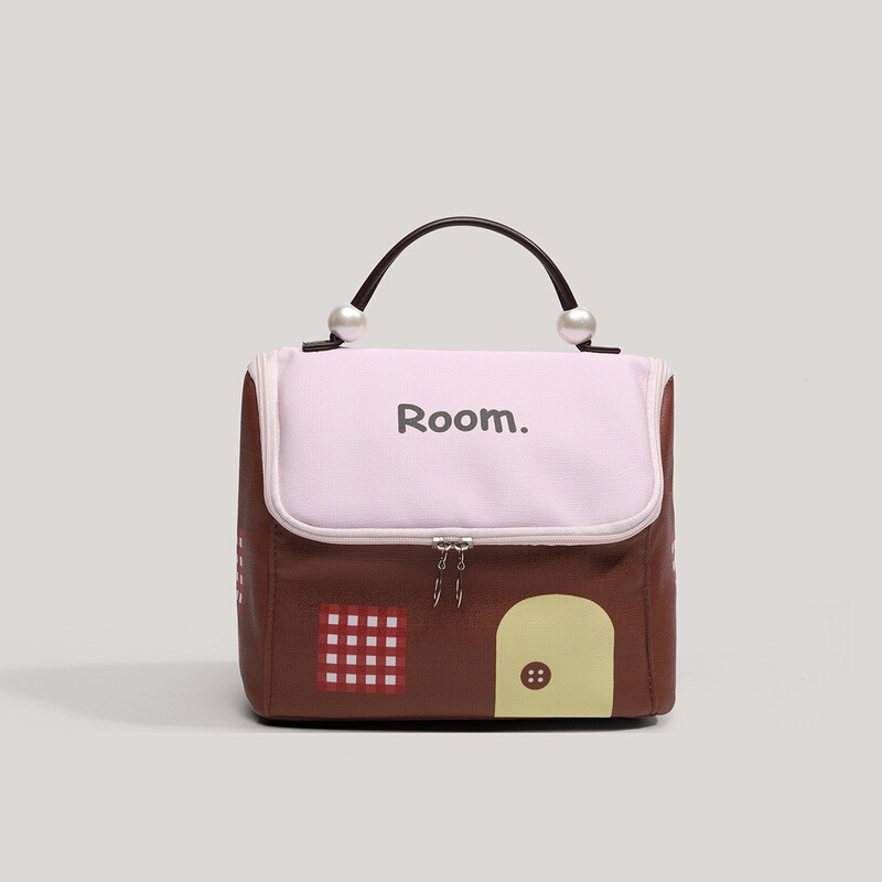 Handbag for Women, Travel Portable Makeup Case, Cosmetics Compartmentalized Storage Bag, Small Waterproof Clutch Bag for Business Trips Handbag for Women, Travel Portable Makeup Case, Cosmetics Compartmentalized Storage Bag, Small Waterproof Clutch Bag for Business Trips