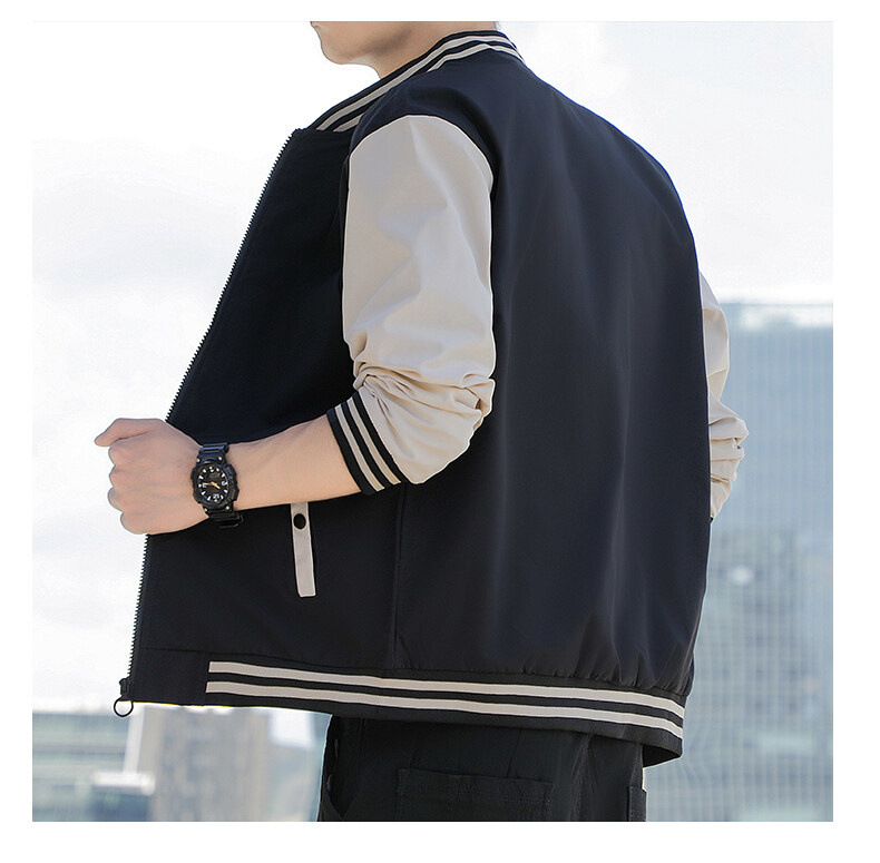 2024 nouvelle veste décontractée, vêtements d'extérieur pour hommes, vêtements de travail à la mode, uniforme de baseball, belle tenue d'automne pour jeunes_voghion.com