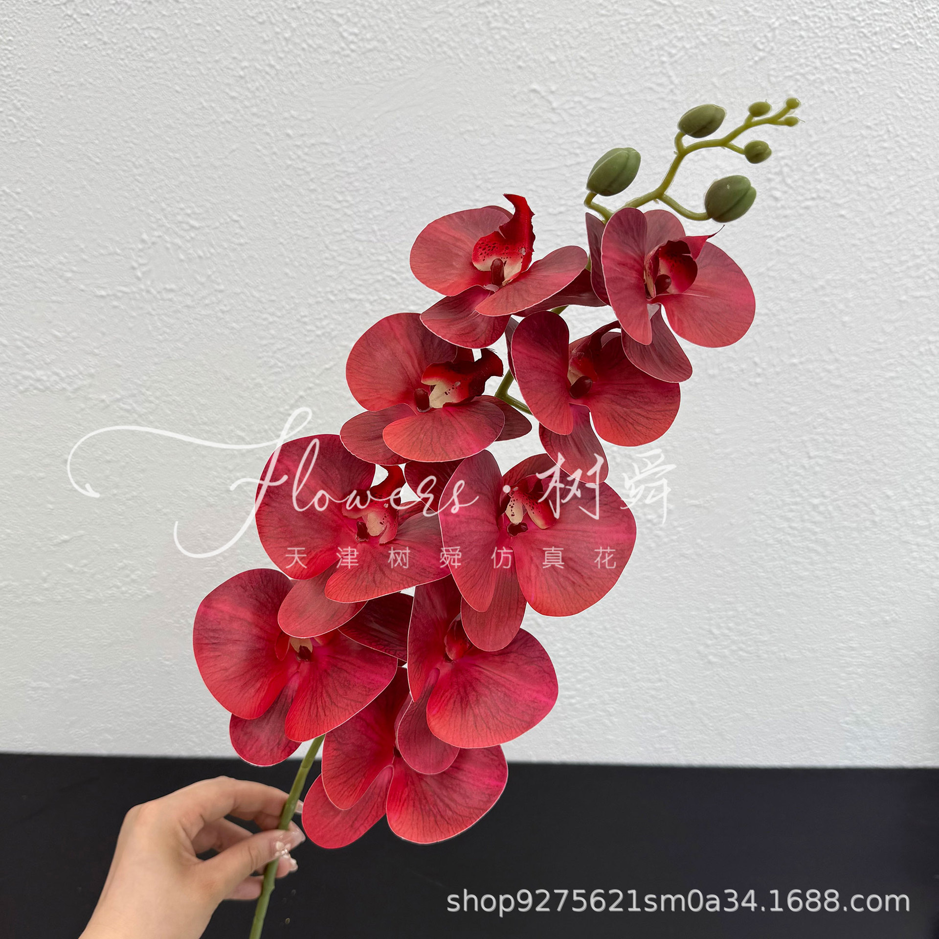 진한 빨간색