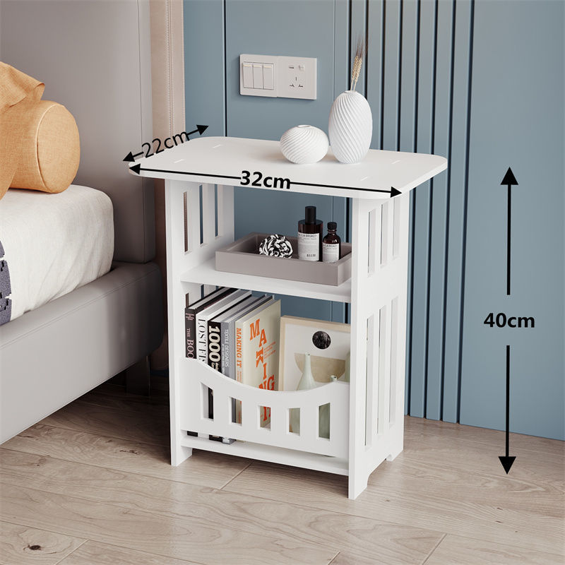 Mesa de cabecera simple mini mesa de té sofá lado de varios dormitorio pequeño gabinete de cabecera doméstico almacenaje y arreglos dormitorios