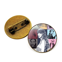 Taylor Swift Style Brooch for Women, Versatile Music Album Pin Badge, Fashion Accessory for Clothing