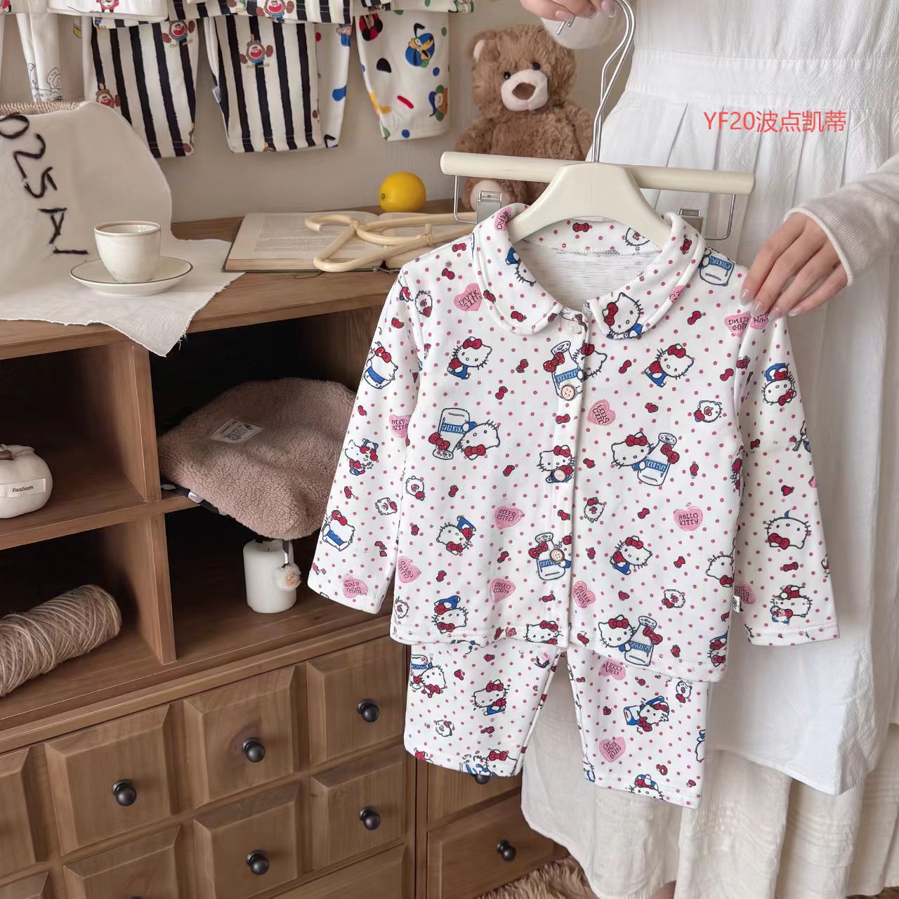 Lapel suit polka dot katie (new) / 80cm