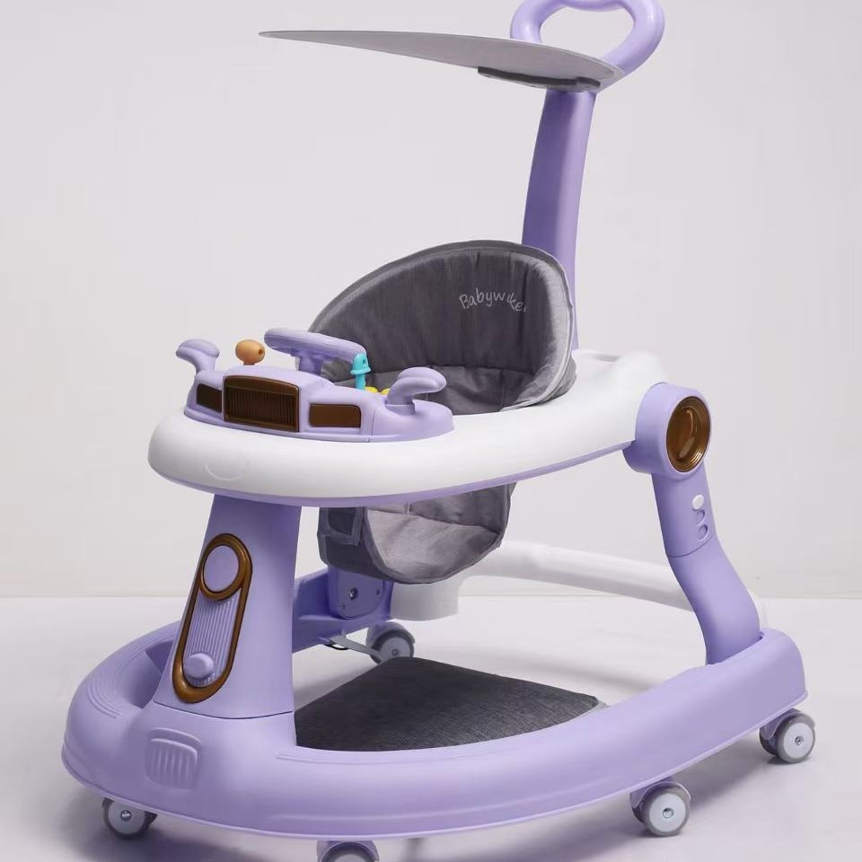 Andador Multifuncional para Bebé 6-18 Meses de Plástico Musical Antivuelco