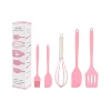 Split fuchsia set, 5 pieces