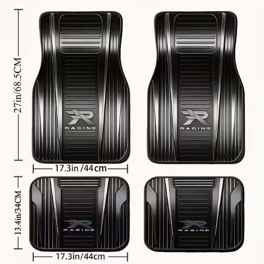 TEMU retro estilo nórdico alfombra de pie de coche alfombra de cuatro piezas tapete resistente a las manchas almohadilla de pie Amazon TEMU al por mayor