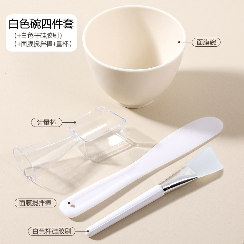 卸売りのシリカゲルのマスクの碗のセットのdiyのマスクのブラシはマスクのツールの柔らかい毛のマスクの棒のスプーンの美を塗ります。|undefined