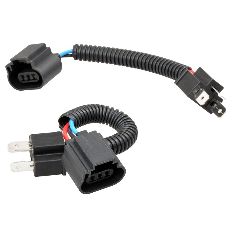 HID Xenon Lamp Harness H4 to H13 Socket Adapter