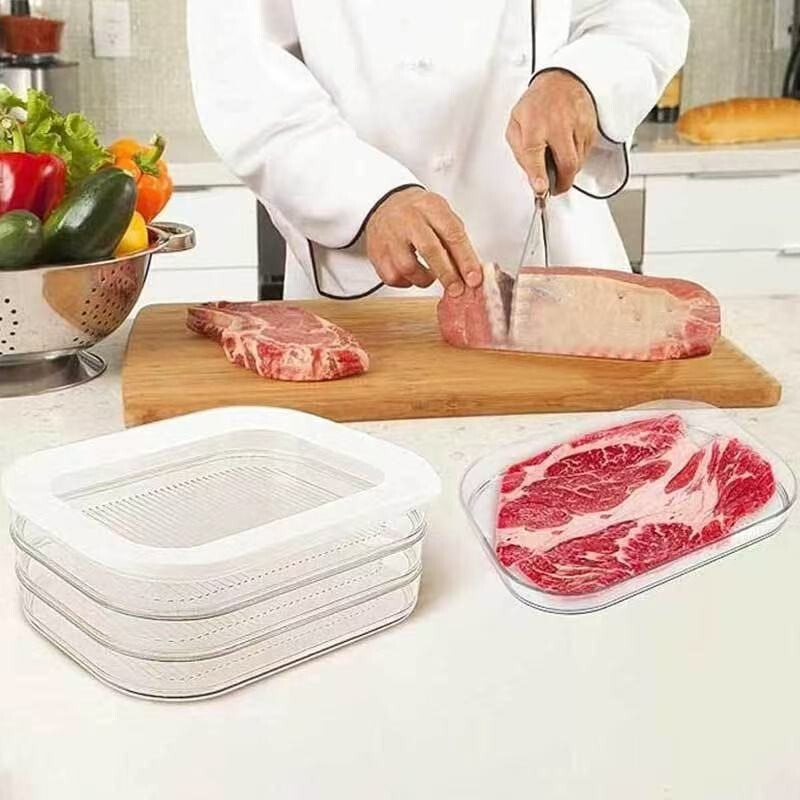 冷蔵庫冷凍肉冷蔵保存箱冷凍食品グレードの食品保存箱冷蔵庫鮮度保持専用保存箱|undefined