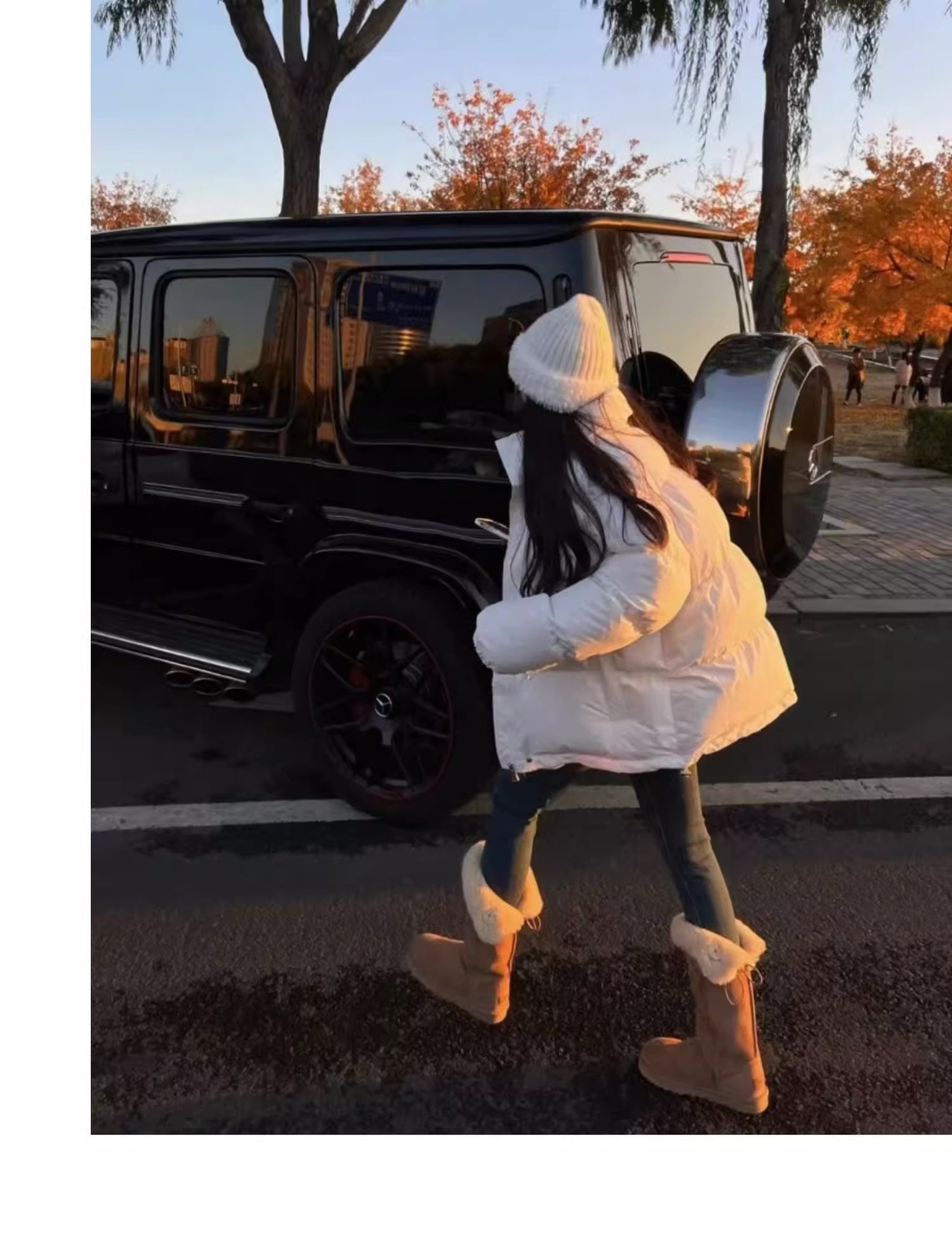 2023 winter new Europe and the United States hot button two wear snow boots female sheep fur one velvet inside warm mid-calf boots_voghion.com