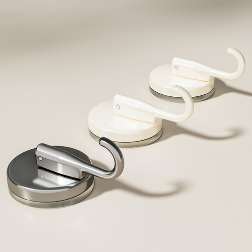 Adhesive Hook without Drilling, Vacuum Powerful Load-bearing Kitchen Door Rear Bathroom Toilet Tile Glass No-Trace Sticky Hook