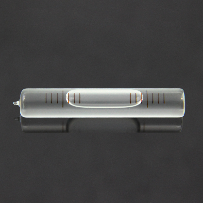 全玻璃管长条水平泡1059高精度60秒0.3迷你小型便携式条式水平仪