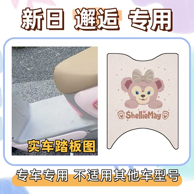 Electric vehicle foot mat Waterproof and Sunproof Seat Cover - foot-mat-with-velcro-shirley-rose-pink-special-for-xinri-encounter