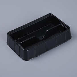 pvc塑料包装盒内衬 ps礼盒吸塑内托黑色加厚一次性塑料pet打包盒