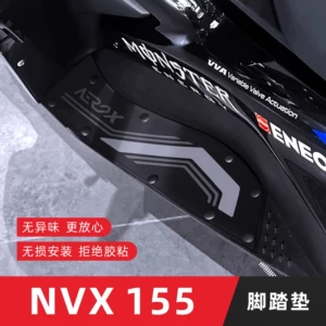 Yamaha NVX155 Aerox üçün sürüşməyən, modifikasiya edilmiş motosiklet ayaqaltıları