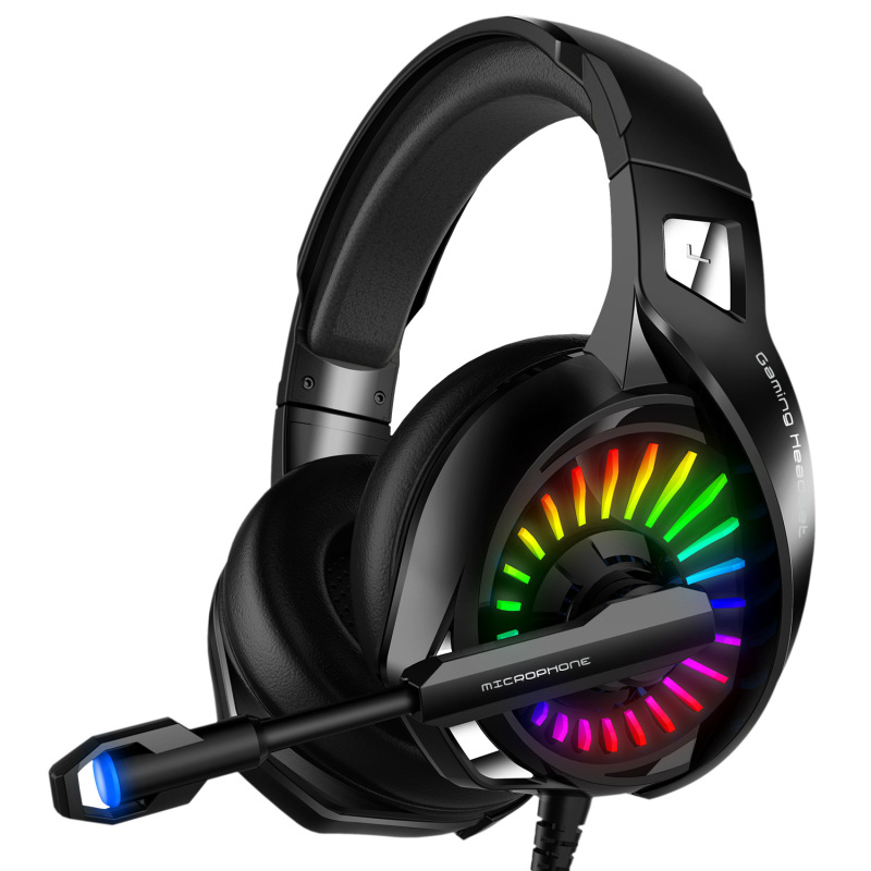 友柏A20ヘッドセット型コンピューターゲーミングヘッドホン、重低音、インターネットカフェゲーム用、発光、有線、工場直販|undefined