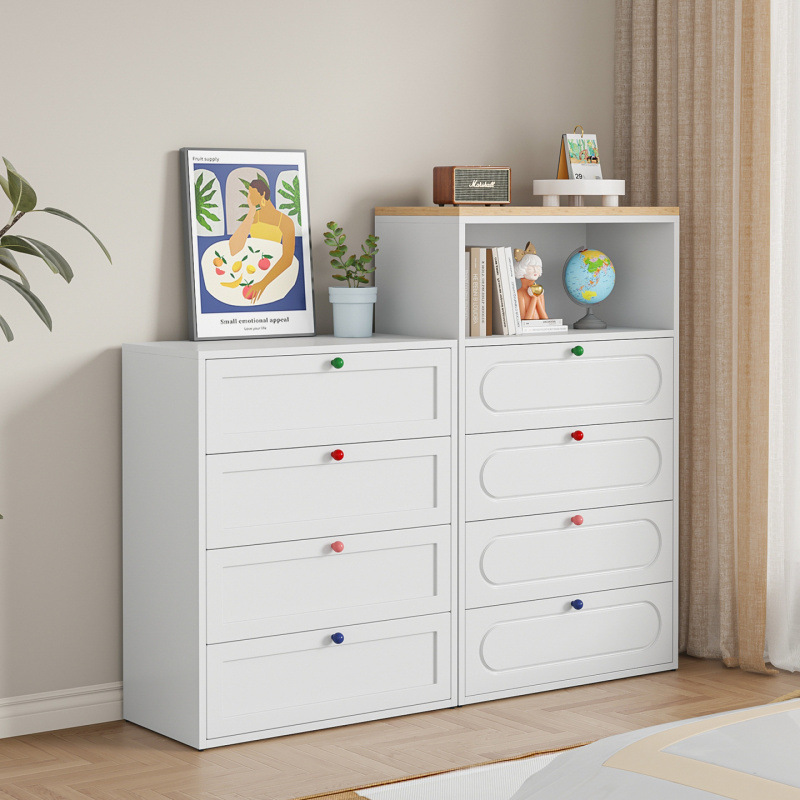 Nuevo armario multicapa de gran capacidad de almacenamiento al final de la cama del dormitorio armario de cajón moderno simple armario de almacenamiento armario de tocador