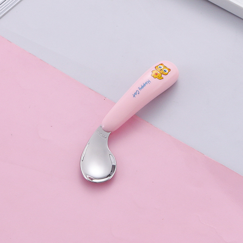 핑크 팔꿈치-숟가락