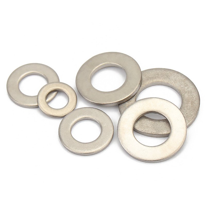TA2纯钛合金平垫圈钛垫片钛介子华司垫GB97M2.5M3M5M6M8M16-M24