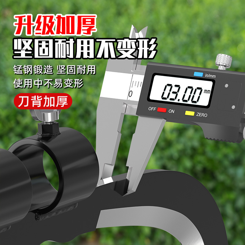 锰钢槟榔刀户外农用农具割草水草高空香蕉家用除草镰刀钓鱼多功能|undefined