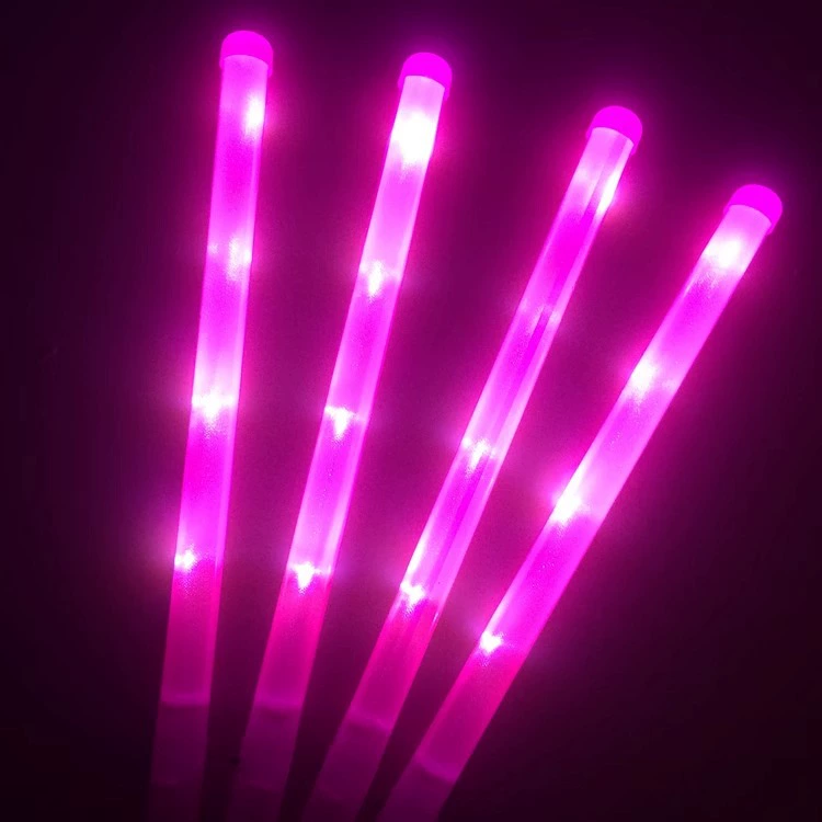 Светящаяся LED палка 48 см, 4 светодиода, батарейная, 3 режима (постоянный/быстрый/медленный)