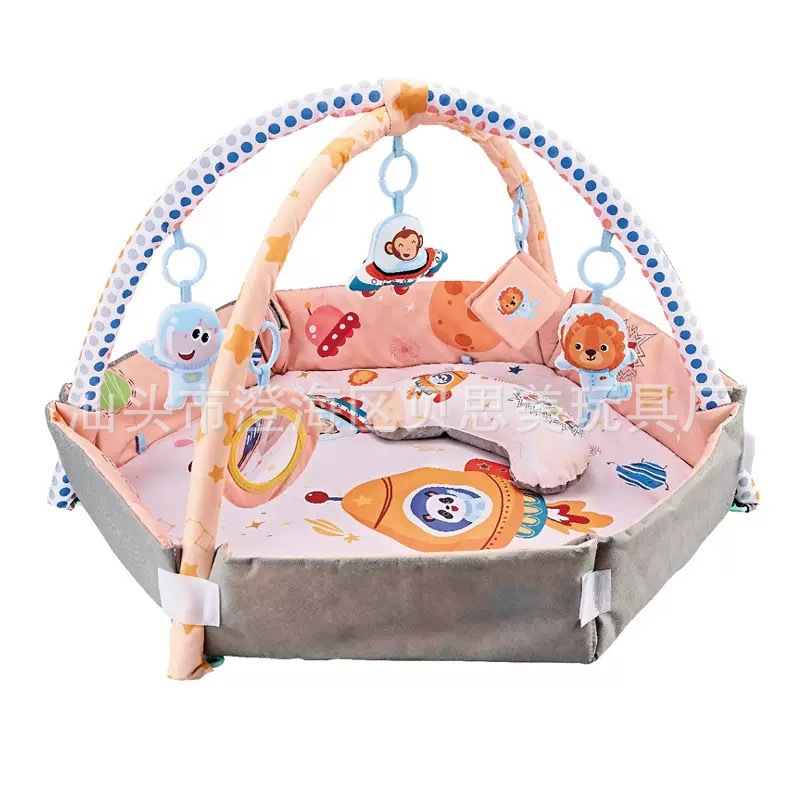 Ventas transfronterizas de bebés hexagonal almohadilla de juego multifuncional almohadilla de rastreo infantil almohadilla de piso anti-caída tienda de campaña almohadilla de rastreo educación temprana