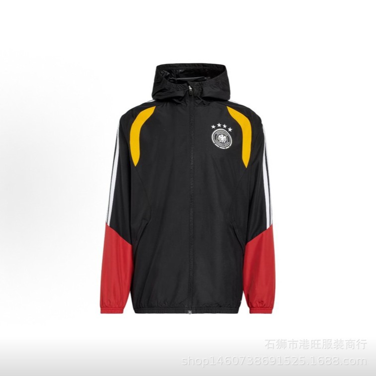 Adidas co-branded team uniform men's sports windbreaker stand-up collar jacket national team performance wear wholesale