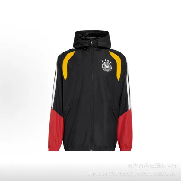 Adidas co-branded team uniform men's sports windbreaker stand-up collar jacket national team performance wear wholesale