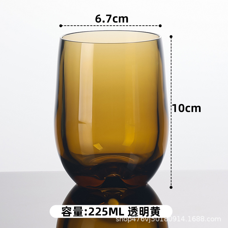 225ML 갈색물컵 - 유리가 아님