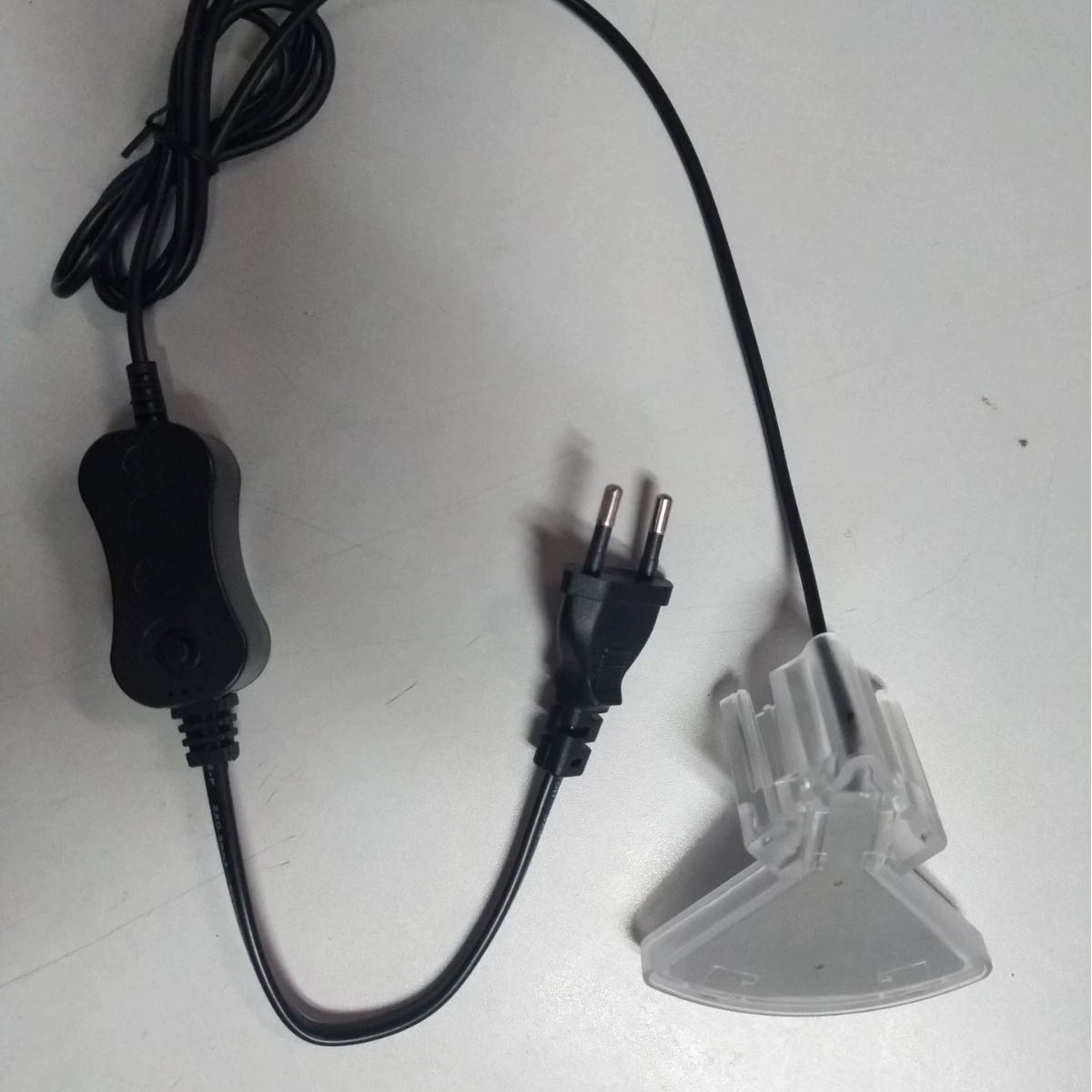 M3 белый Веерообразный светодиодный светильник с зажимом для водяной травы, лампа с зажимом для аквариума, подсветка рта, Европейский калибр, освещение для аквариума американского калибра