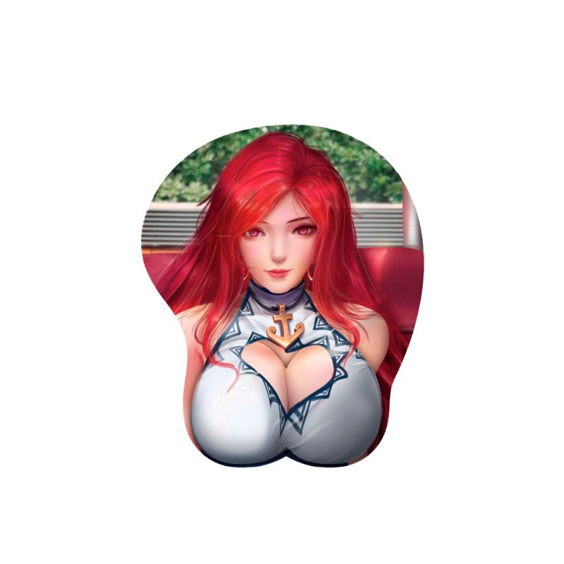 G05 dibujos animados anime sexy belleza pulsera alfombrilla de ratón 3D almohadilla de ratón de silicona almohadilla de muñeca fábrica al por mayor