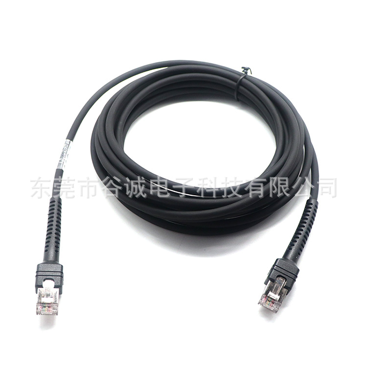 超五类RJ10水晶头公对公通讯连接线 10P10C千兆网线  稳定传输线
