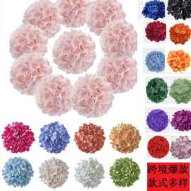 仿真绣球花绢布大花束家居装饰摆件新娘手捧花婚庆用花仿真绣球花