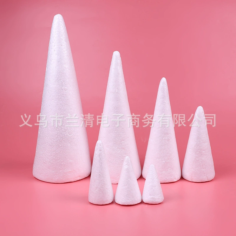 Ручной работы DIY конус пенный шар пенополистирол твердая форма в форме сердца украшение рождественской елки Кукла тело Глиняное наполнение