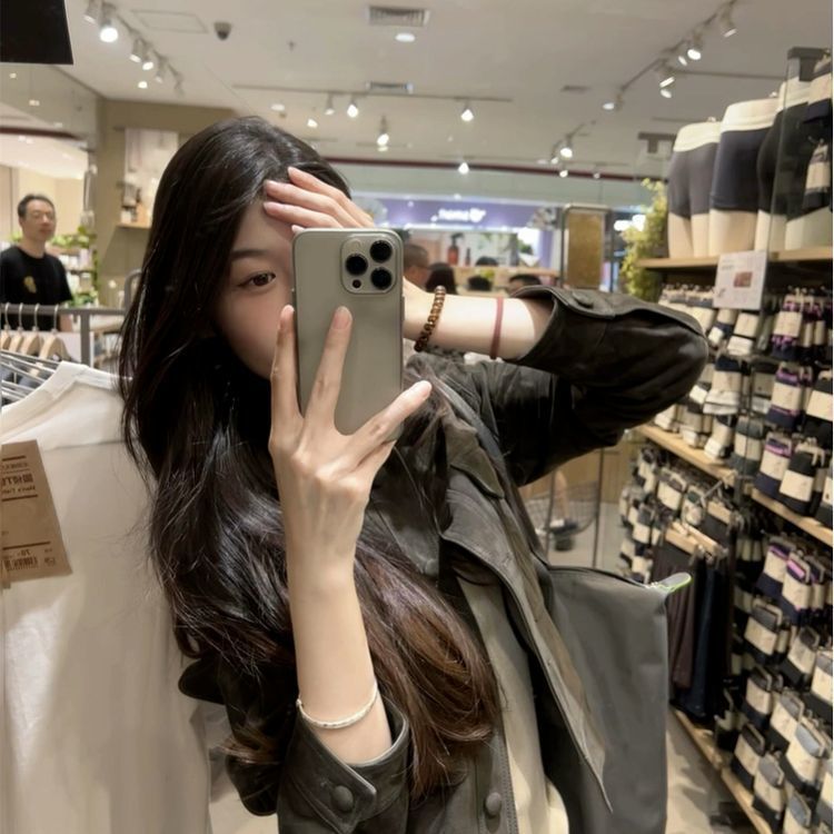 麂皮绒皮衣外套女2025新款超火短款小个子皮夹克美式酷飒风正流行|undefined
