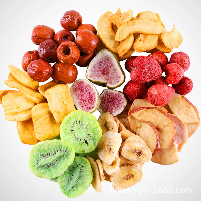 Комплексные assorted фруктовые криспы гуртом в пакетах из фруктов и овощей крисп-фри Freeze-dried сушеные фрукты настроенные OEM OEM Инфлюенсерские закуски