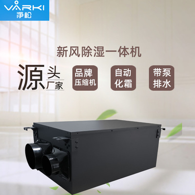厂家直供除湿机吊顶新风除湿一体机除湿净化管道别墅地下室防潮