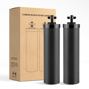 Compatible with Berkey Water Purifier Filter Element Steel Barrel Gravity Filter Activated Carbon Rod Water Filter Black Activated Carbon