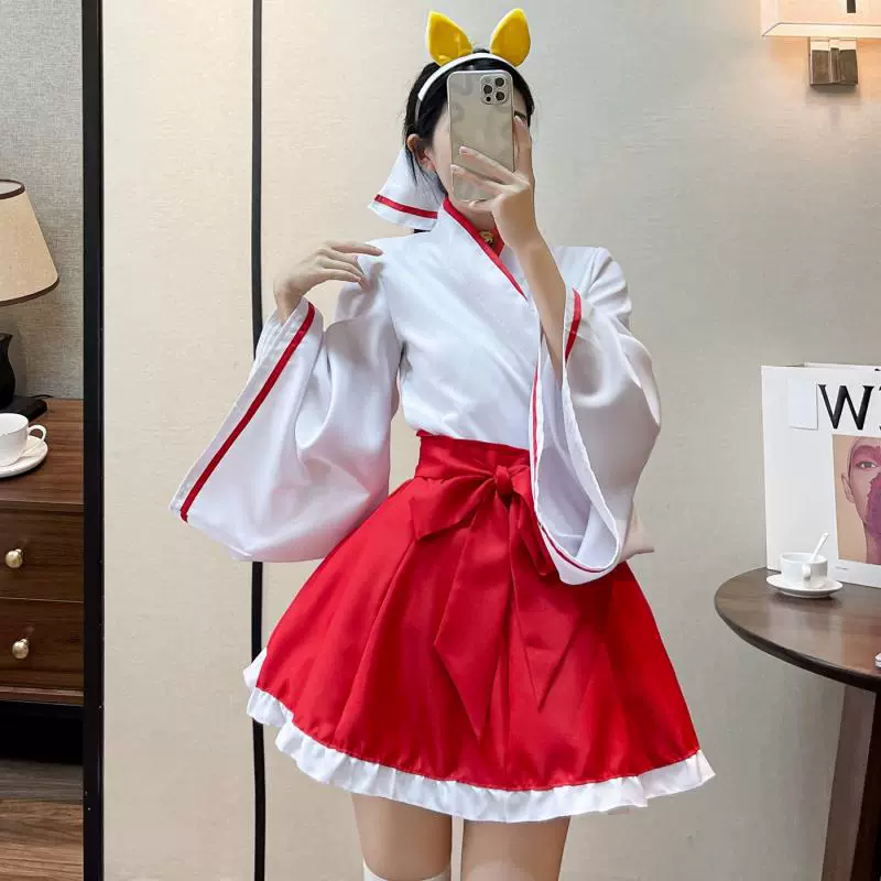 Анимация Demon Fox X слуга SS White Ghost Hospital 凛 凛 Butterfly — возвращение к прародителю, ведьма, кимоно косплей полный комплект женской одежды для одного персонажа